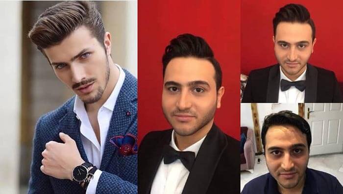 انواع گریم مردانه – آموزشگاه صالح 09130601678